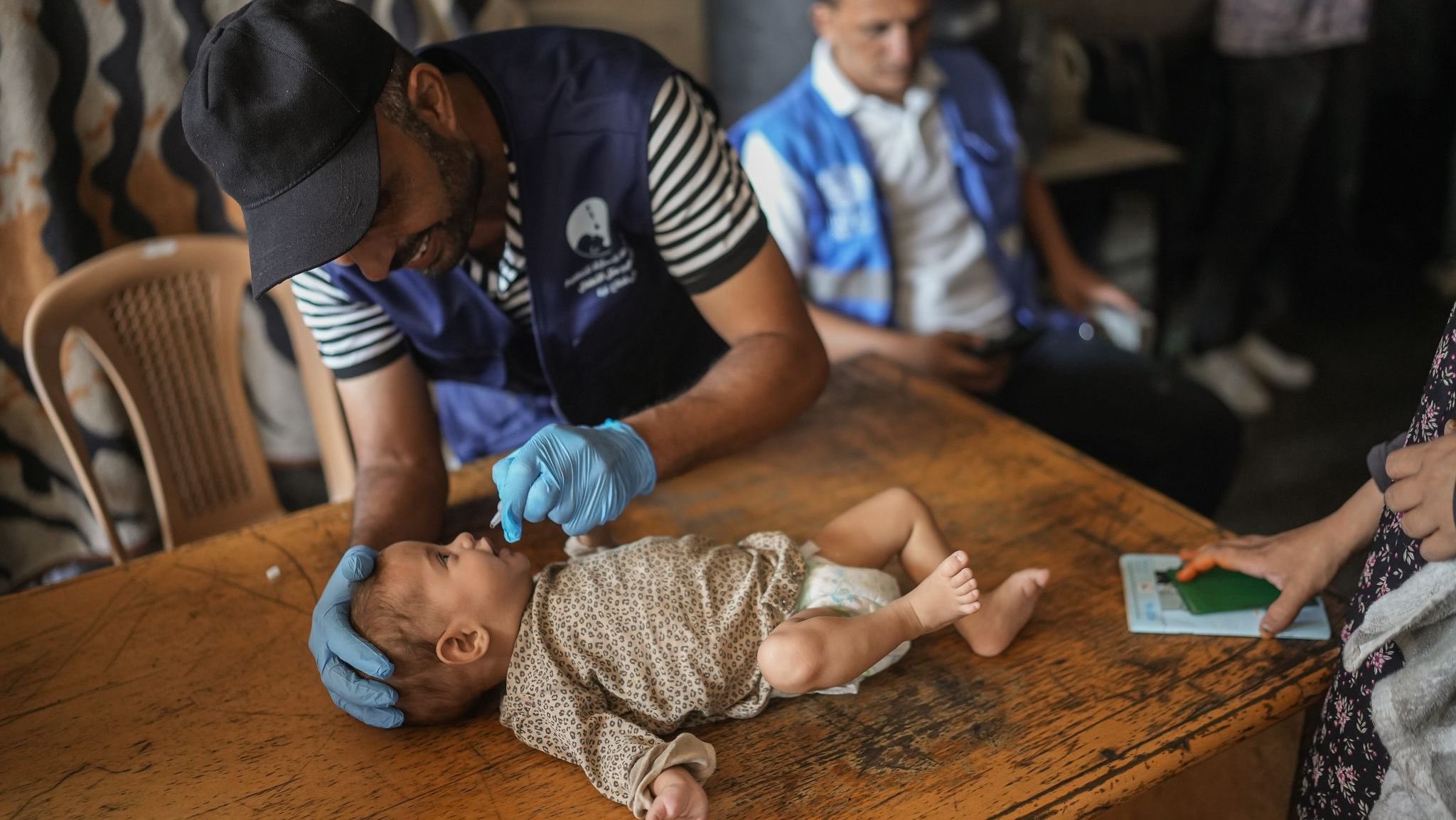 Polio vaccination underway in Gaza, but child health remains dependant on peace