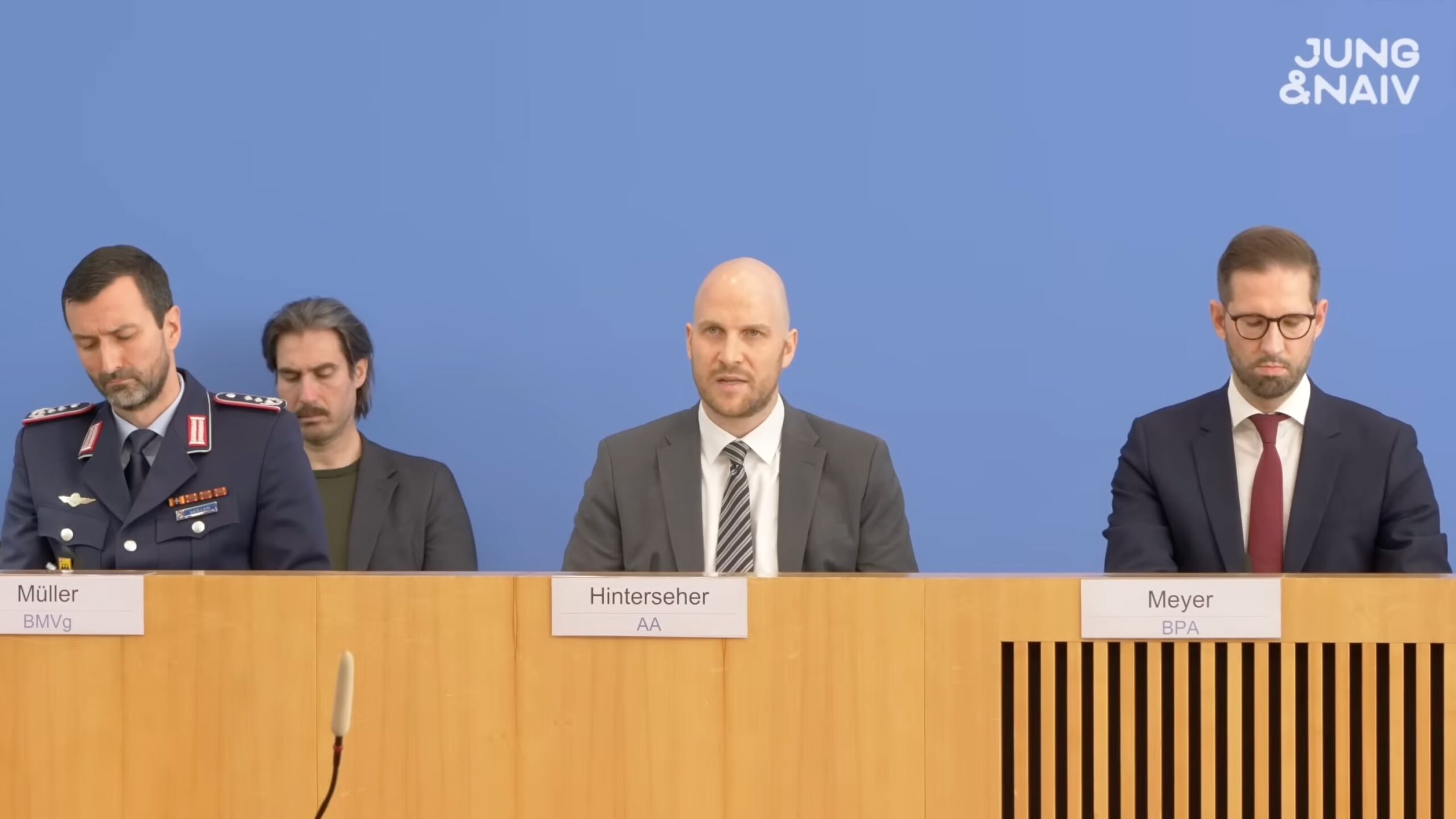 German foreign office press conference