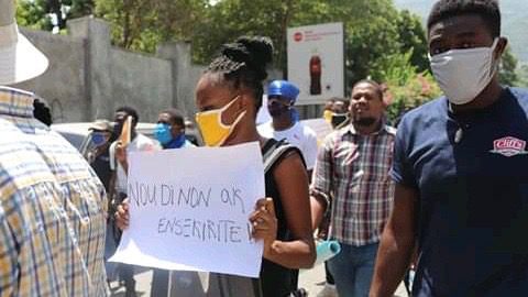 Social movements in Haiti denounce president’s links to criminal gangs