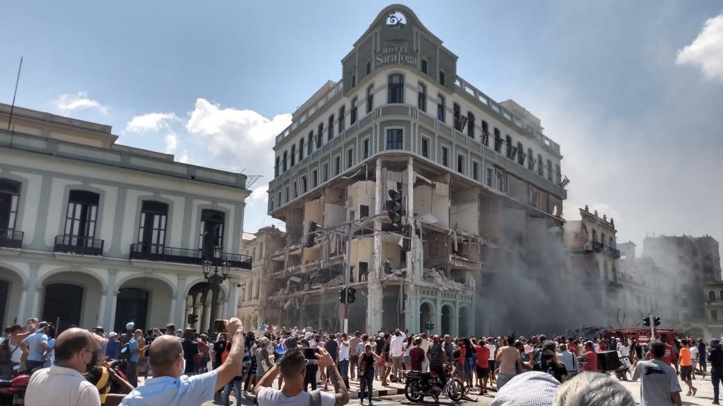 Explosion at hotel in Havana causes massive destruction, rescue operation underway