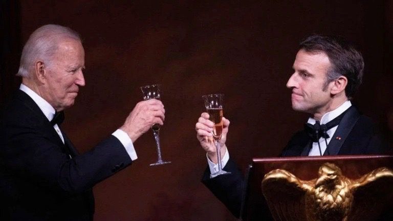 Macron visits US