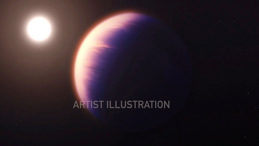 Carbon dioxide in exoplanet