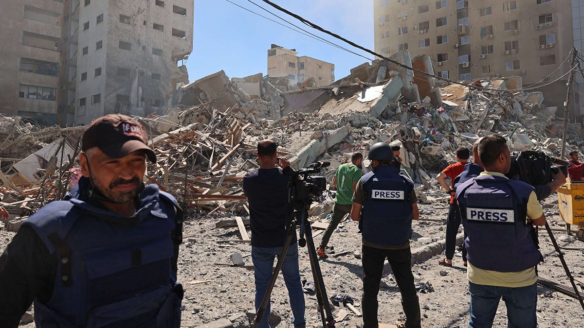 Palestinian journalists’ union condemns international mainstream media for enabling genocide