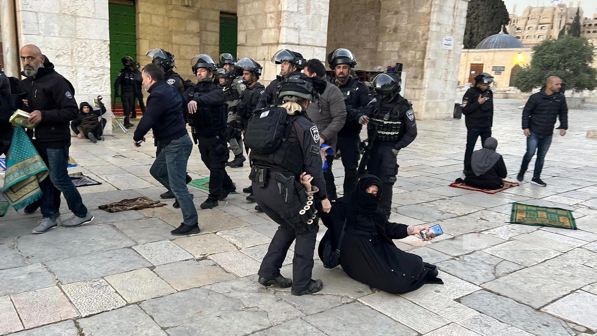 Israeli attack in Al-Aqsa