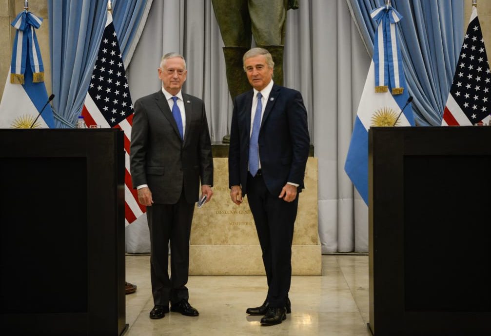 What brings James Mattis to Latin America?