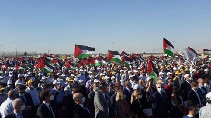 Jericho protests against Israeli annexation plan