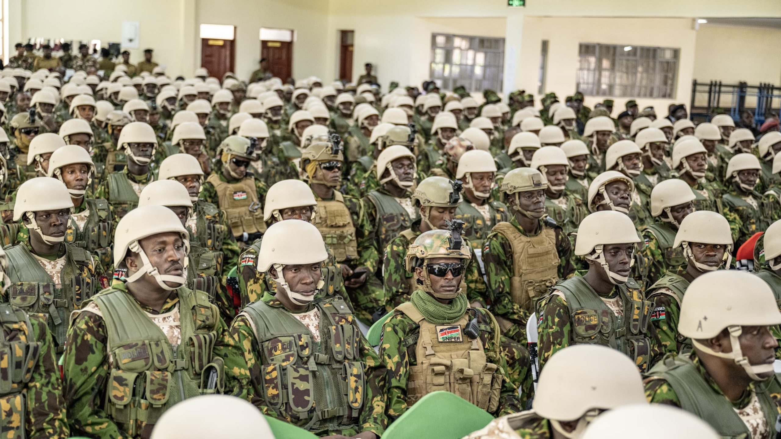 Hundreds of Kenyan police arrive in Port-au-Prince, establishing the latest foreign military occupation of Haiti