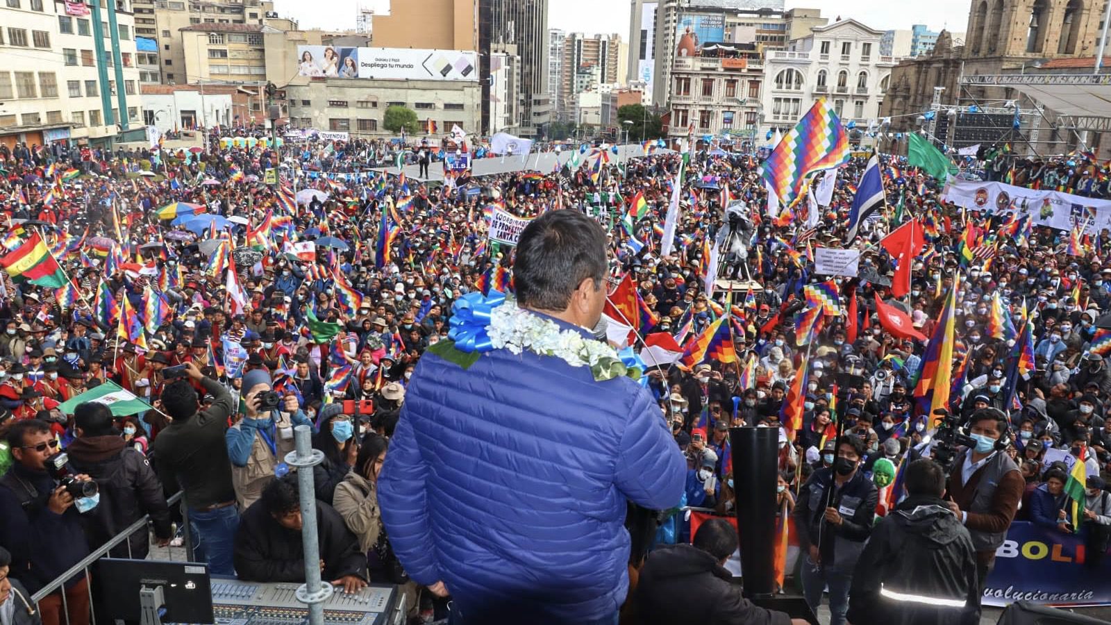 Over 1.5 million Bolivians march in defense of democracy and President Arce’s government