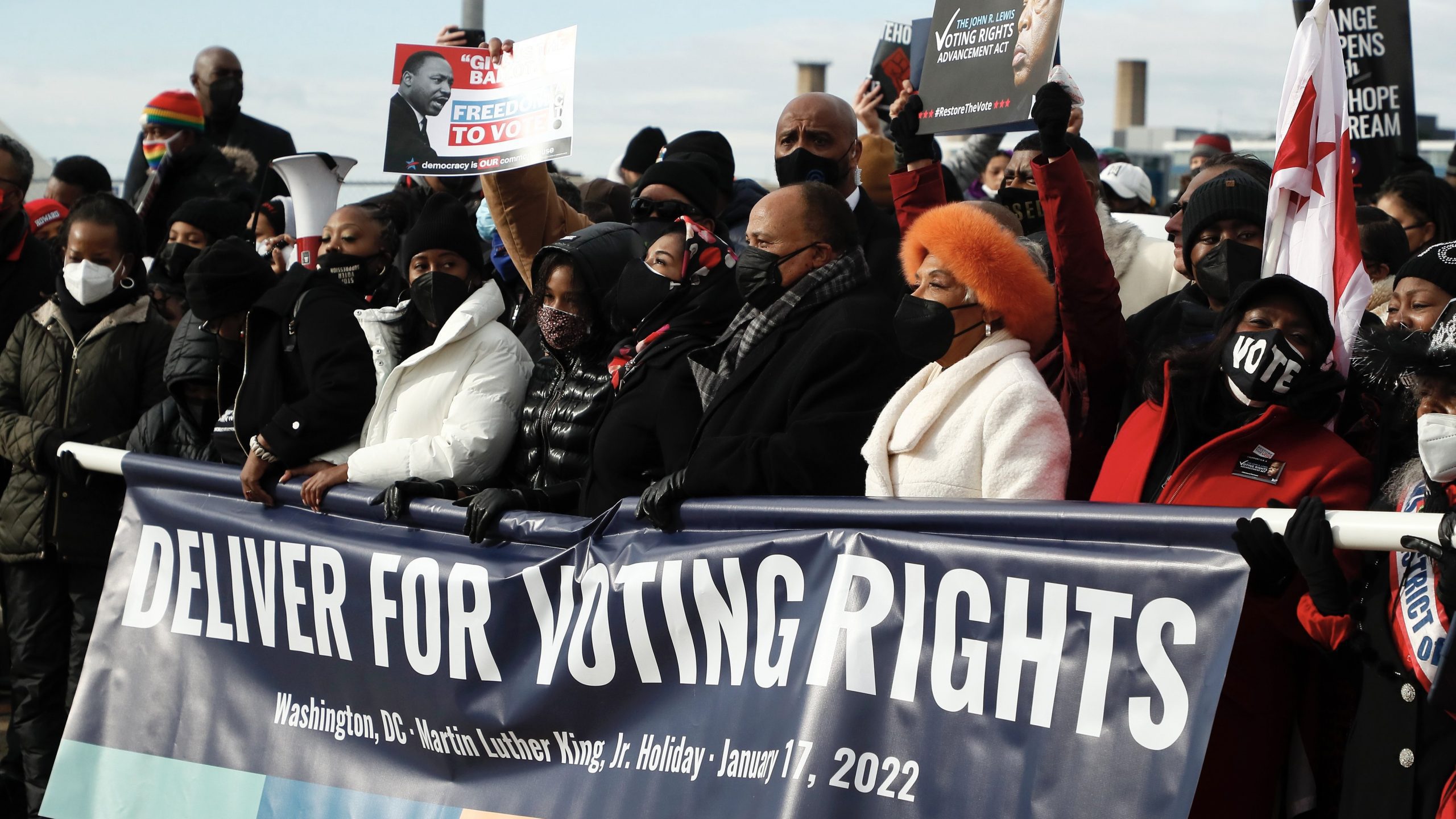 US Senate poised to strike down voting rights legislation a day after commemoration of MLK