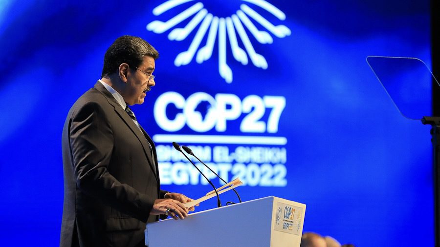 Nicolás Maduro at COP27: “There is a connection between the environmental crisis and global poverty”