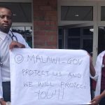 Malawi health workers COVID