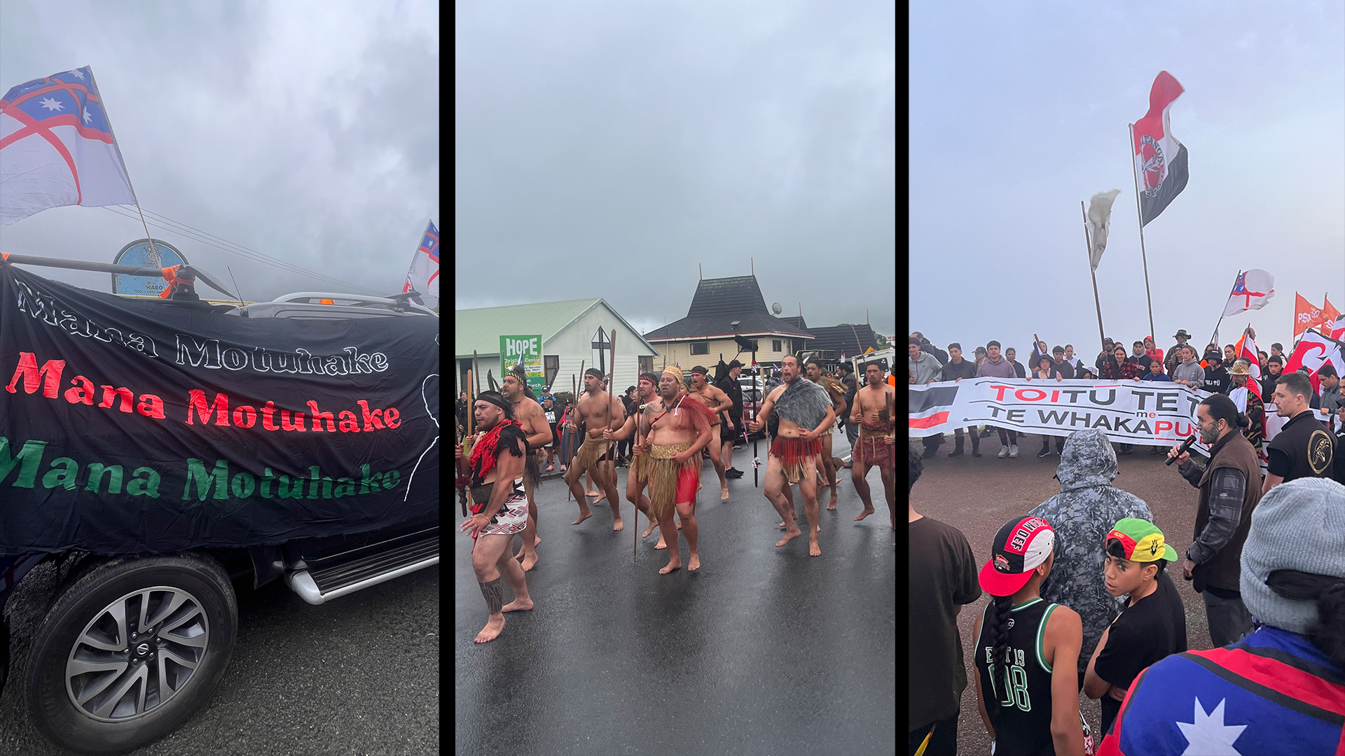 Māori mobilize to protect treaty rights