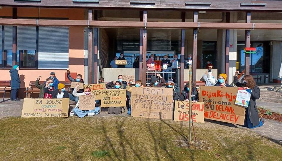 Health workers in Slovenia go on strike