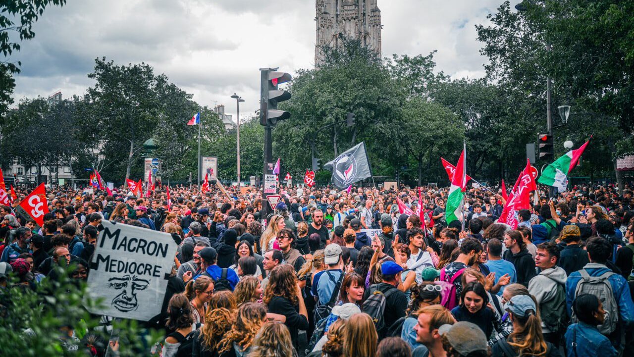 “Let’s Block Everything” protests challenge Macron’s austerity