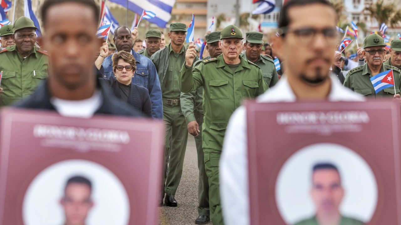 Miguel Díaz-Canel Havana fallen combatants