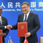 Minister Parks Tau and China’s Minister of Commerce, Wang Wentao, have signed the China–Africa Economic Partnership Agreement (CAEPA)