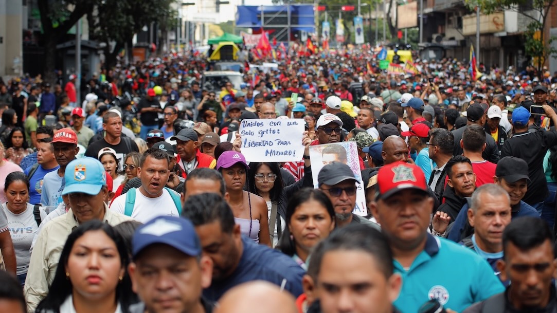 Mobilization in Venezuela for the return of President Nicolás Maduro from US captivity
