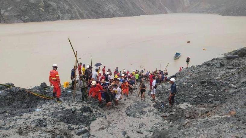 Myanmar landslide