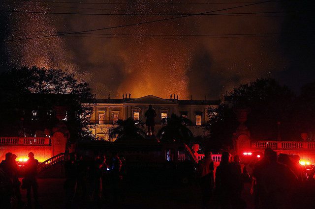 Huge fire causes “irreparable damage” to Brazil’s National Museum, director says