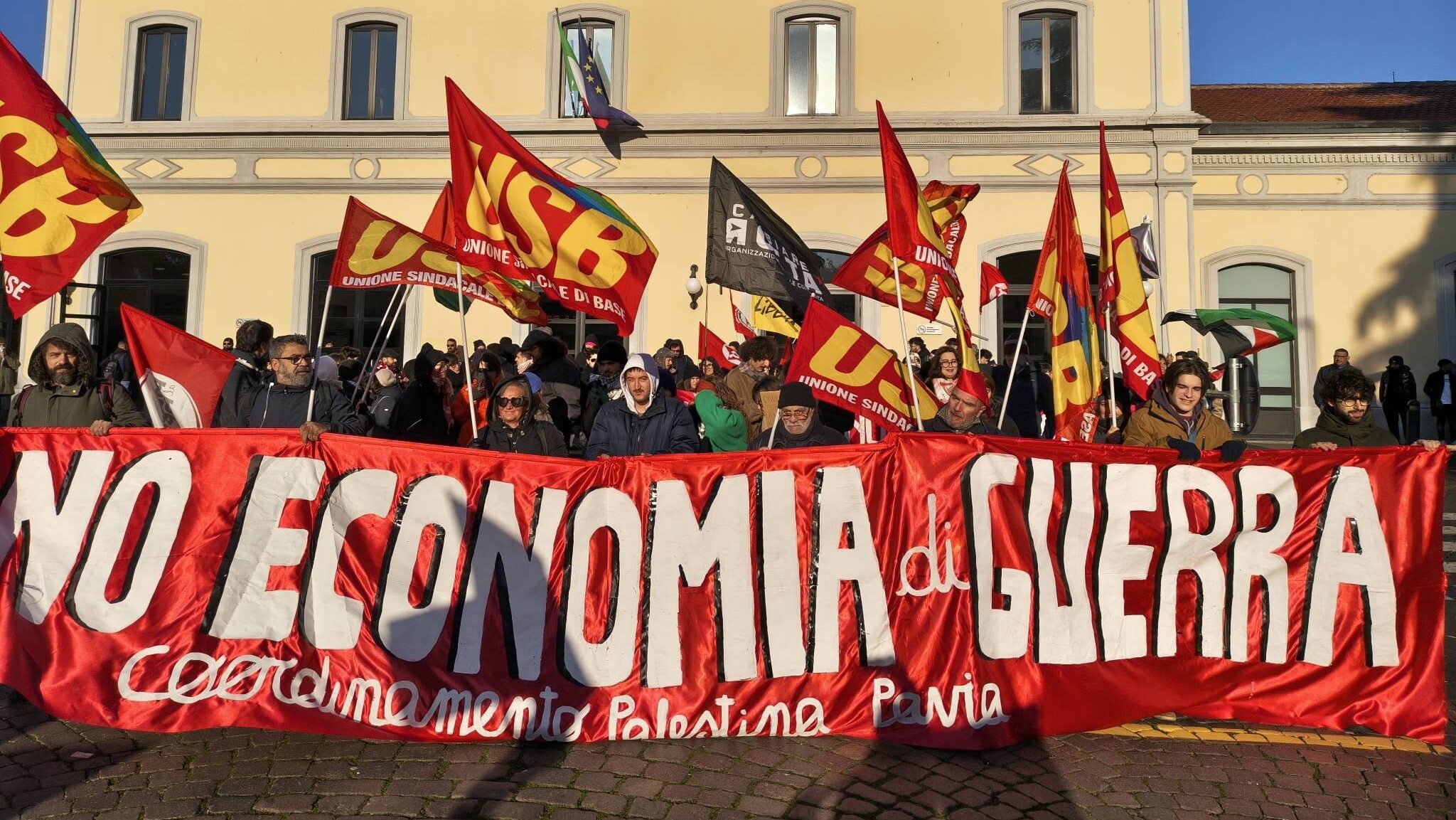 Italy holds third general strike in three months, against war budget and for Palestine