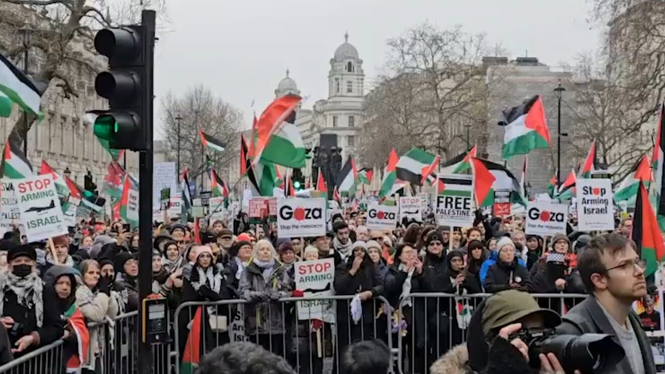 London police arrest over 70 protesters at Palestine solidarity rally