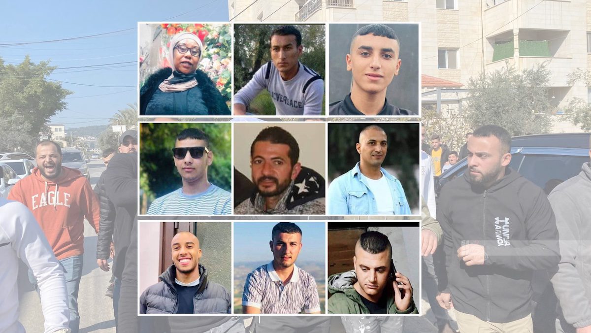 Fuerzas de ocupación israelíes masacran a nueve palestinos en el campo de refugiados de Yenín