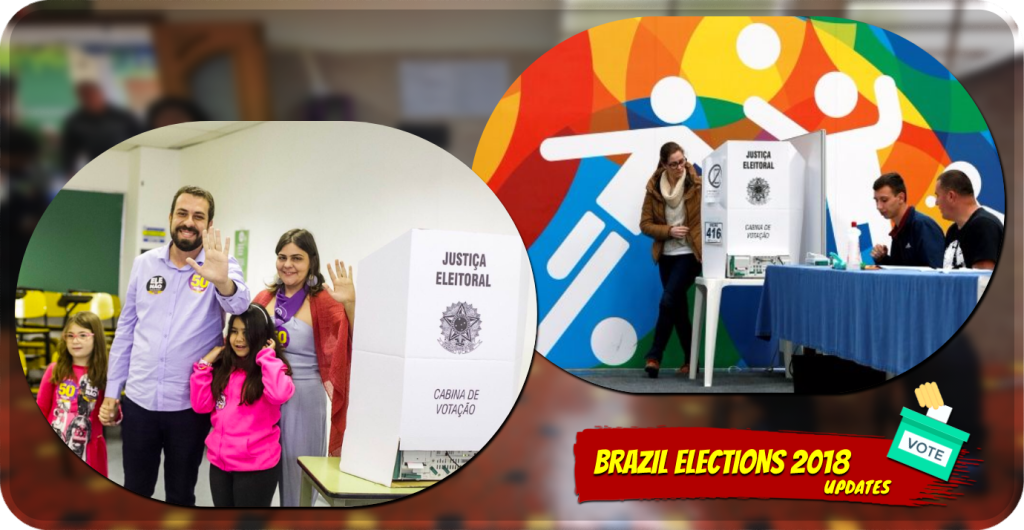 People voting Brazil elections
