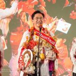 Prof. Dr. Yossawadee Wongsawat, Prime Ministerial candidate, campaigned in Nakhon Phanom province, where tens of thousands of people flocked to listen