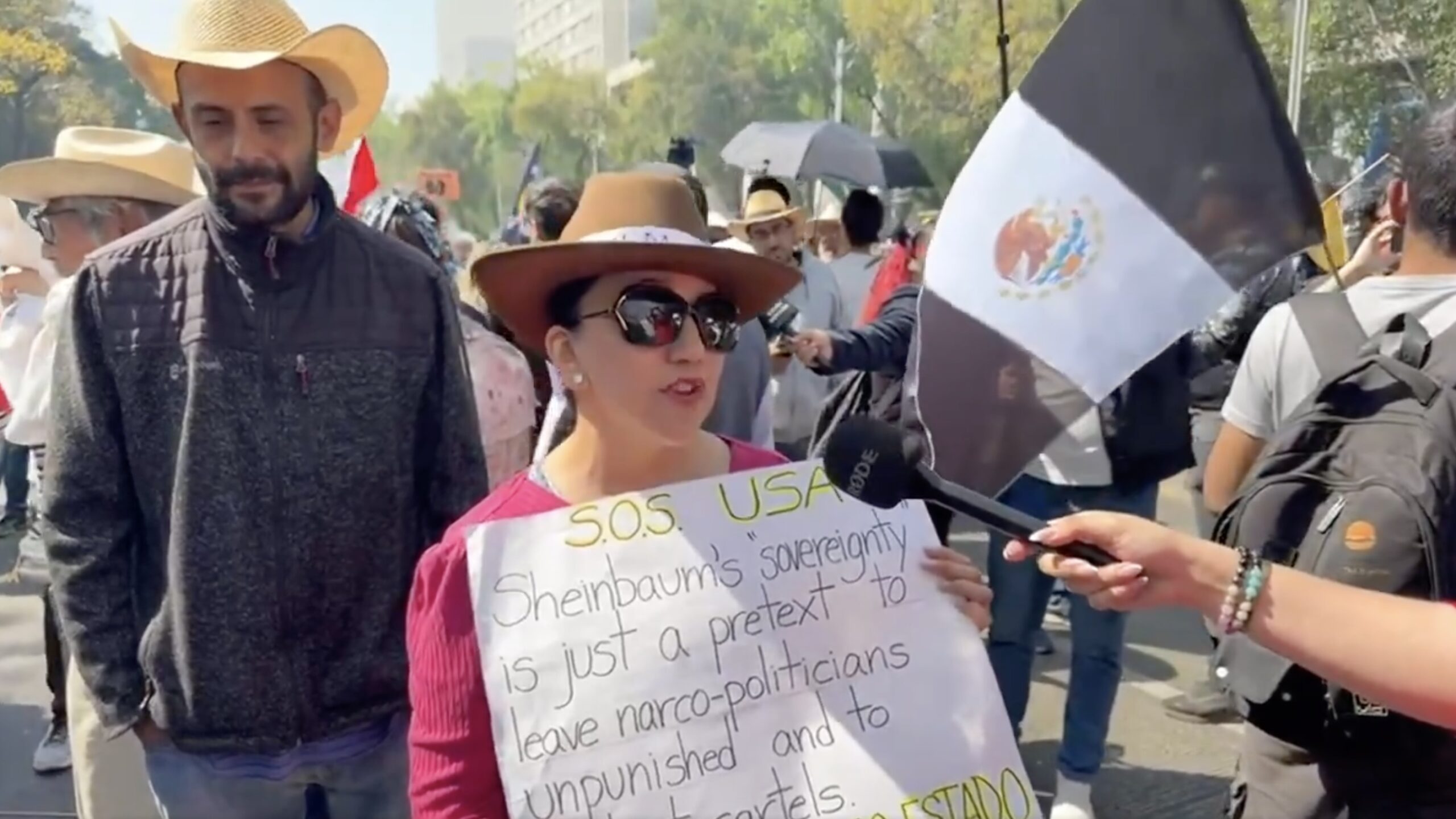 Protester "Gen Z" Mexico march