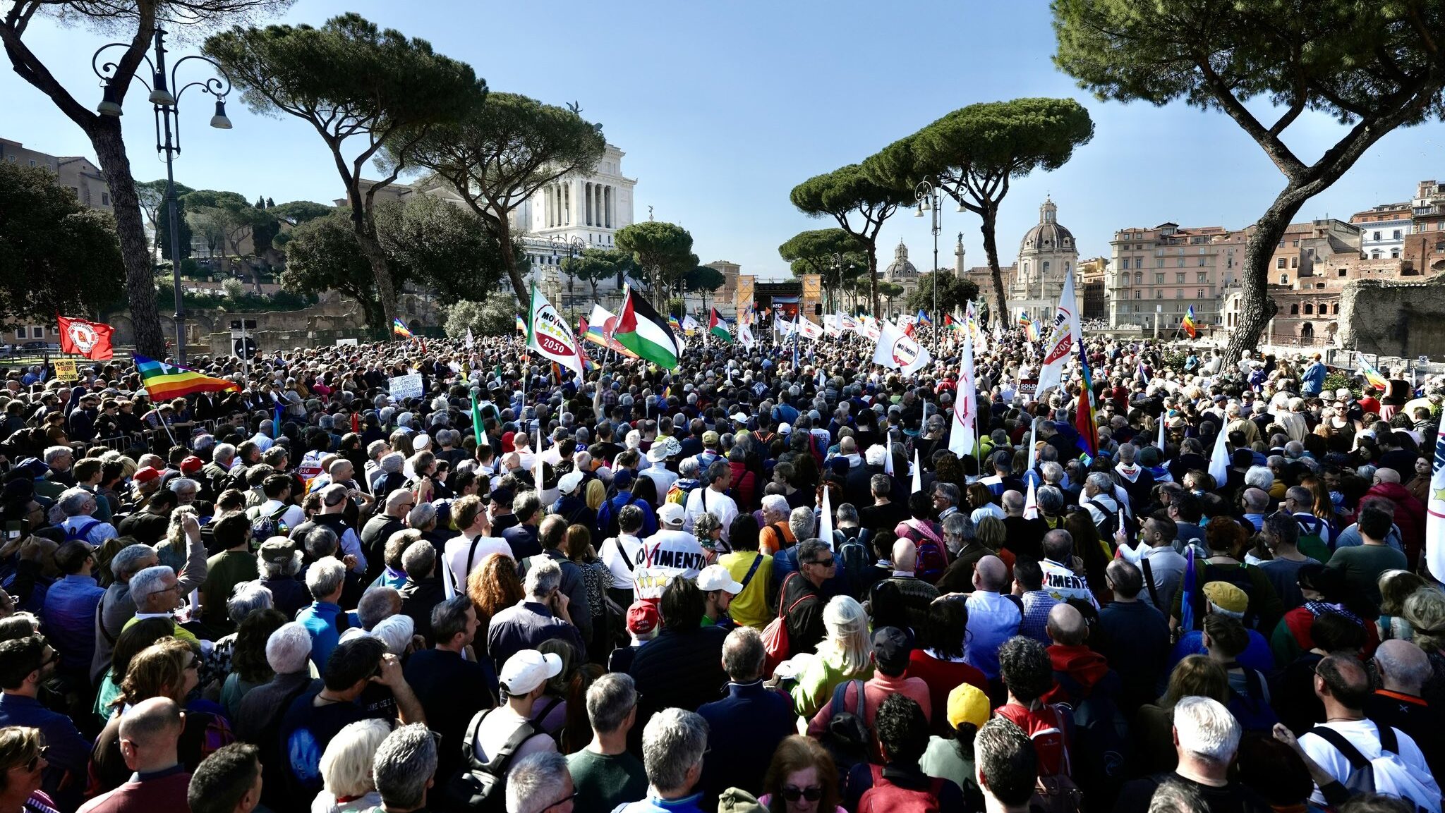 Thousands protest in Italy against armament agenda