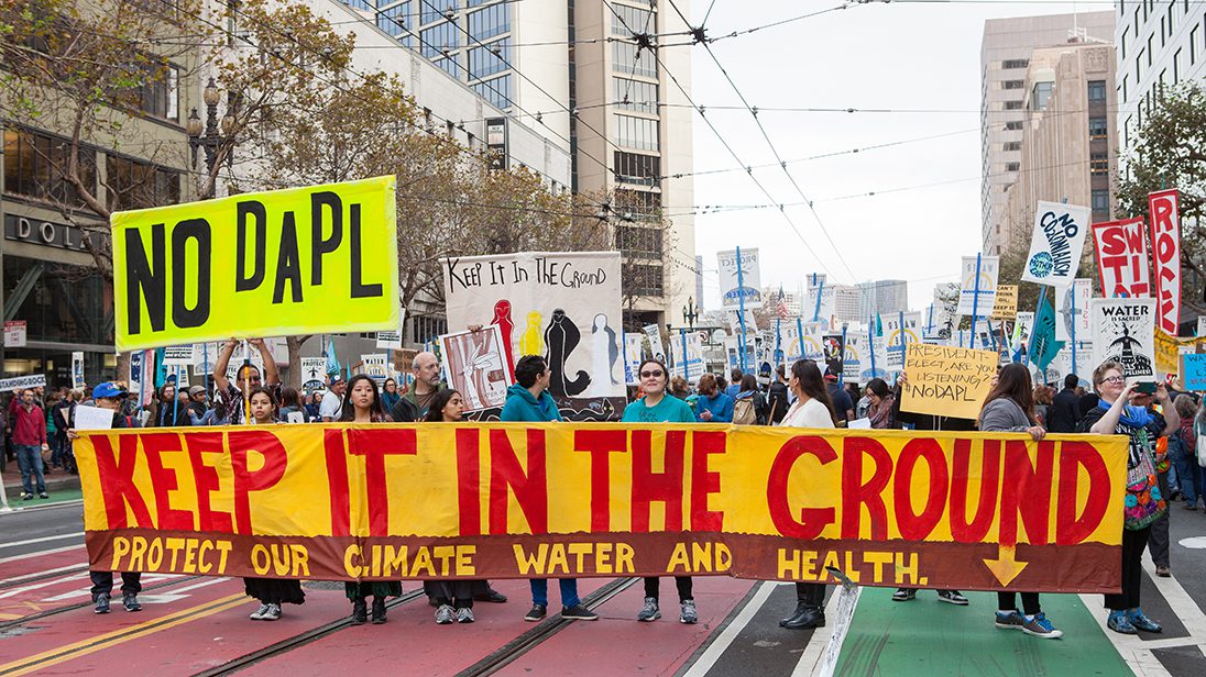 Fossil fuel giant launches legal attack over Standing Rock protests