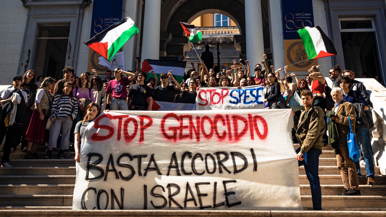 Italian students challenge universities for their complicity in Israel’s crimes