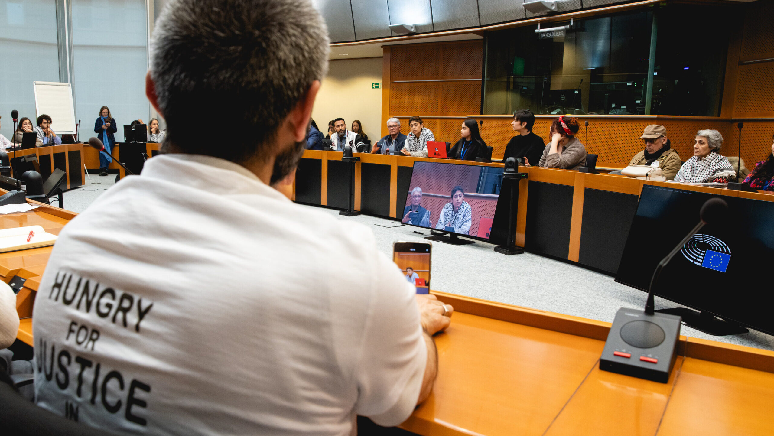 Medics on hunger strike against Gaza genocide reach European Parliament