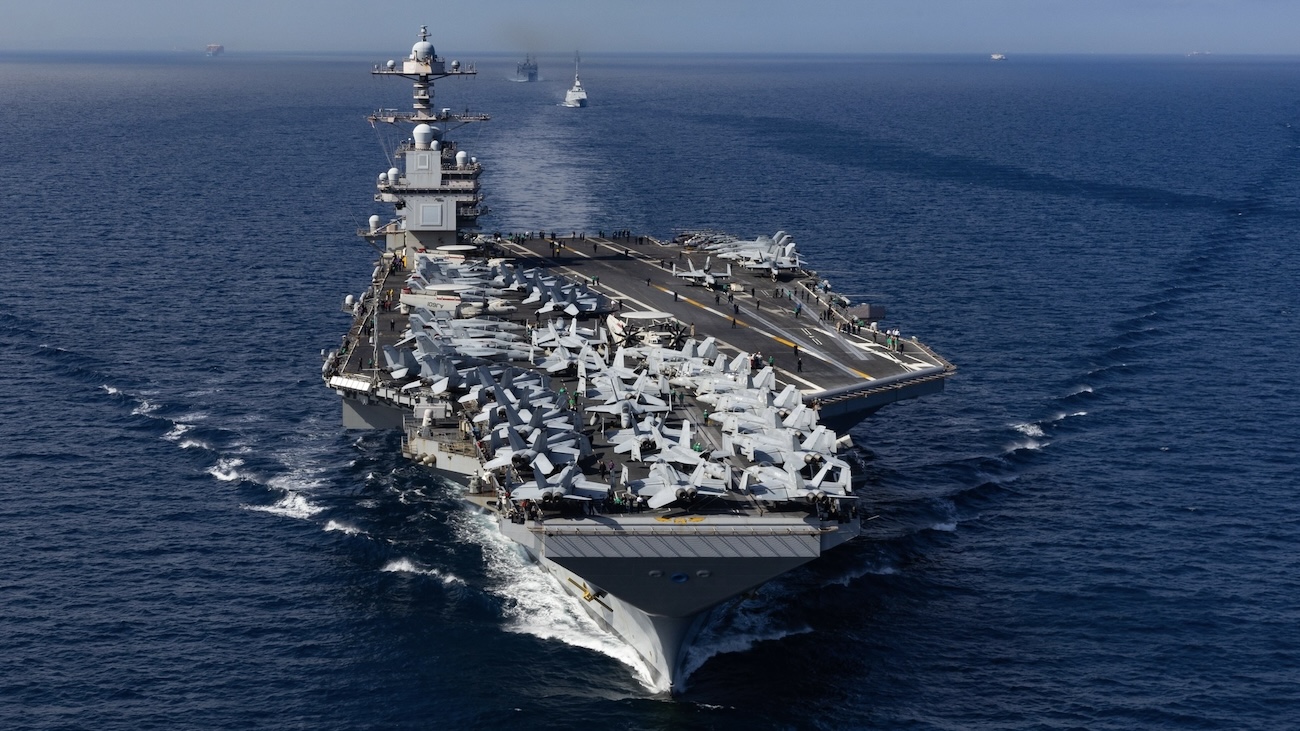 US aircraft carrier USS Gerald R. Ford