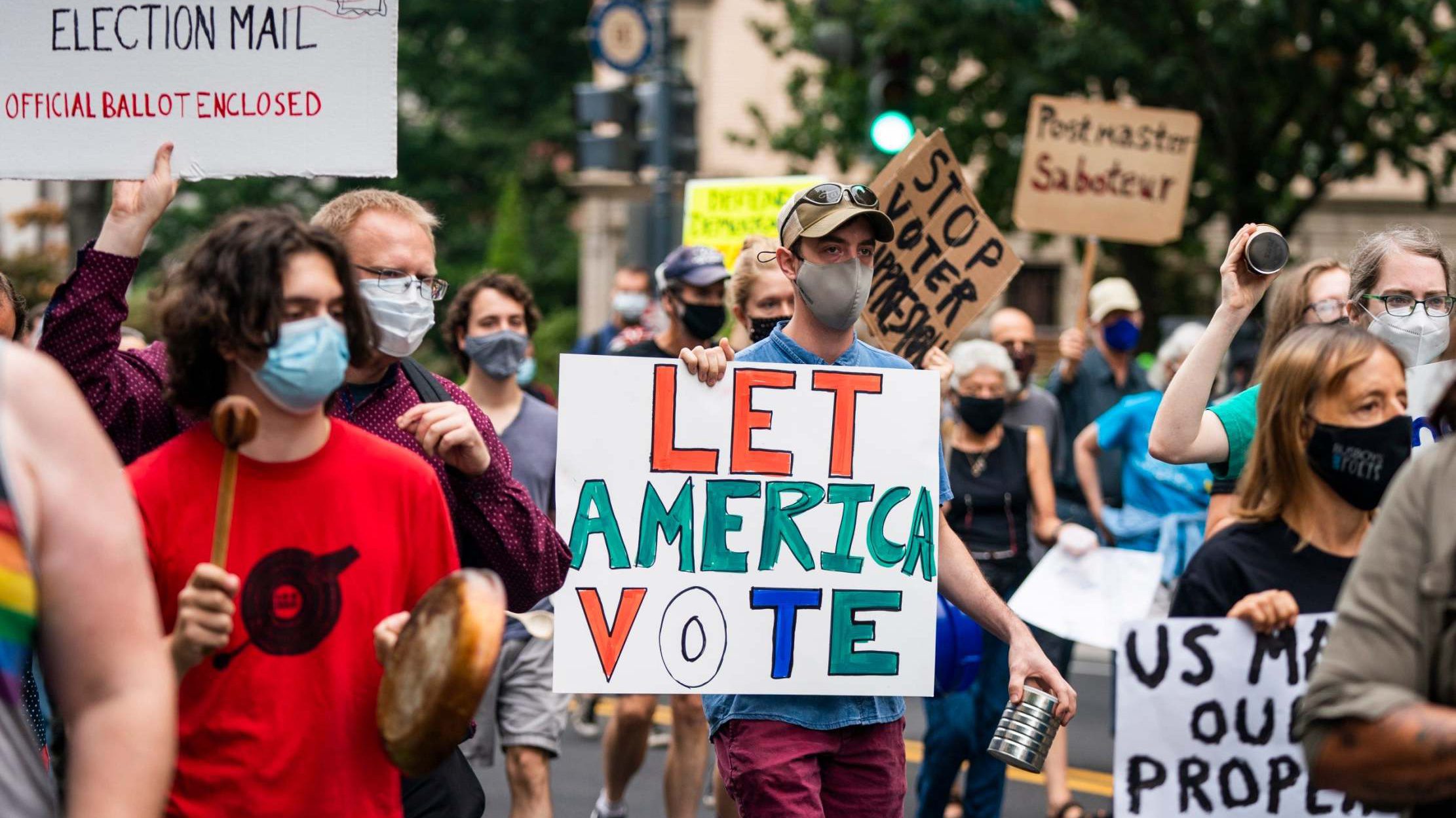 Millions of votes threatened in the US as the postal service spirals into a crisis