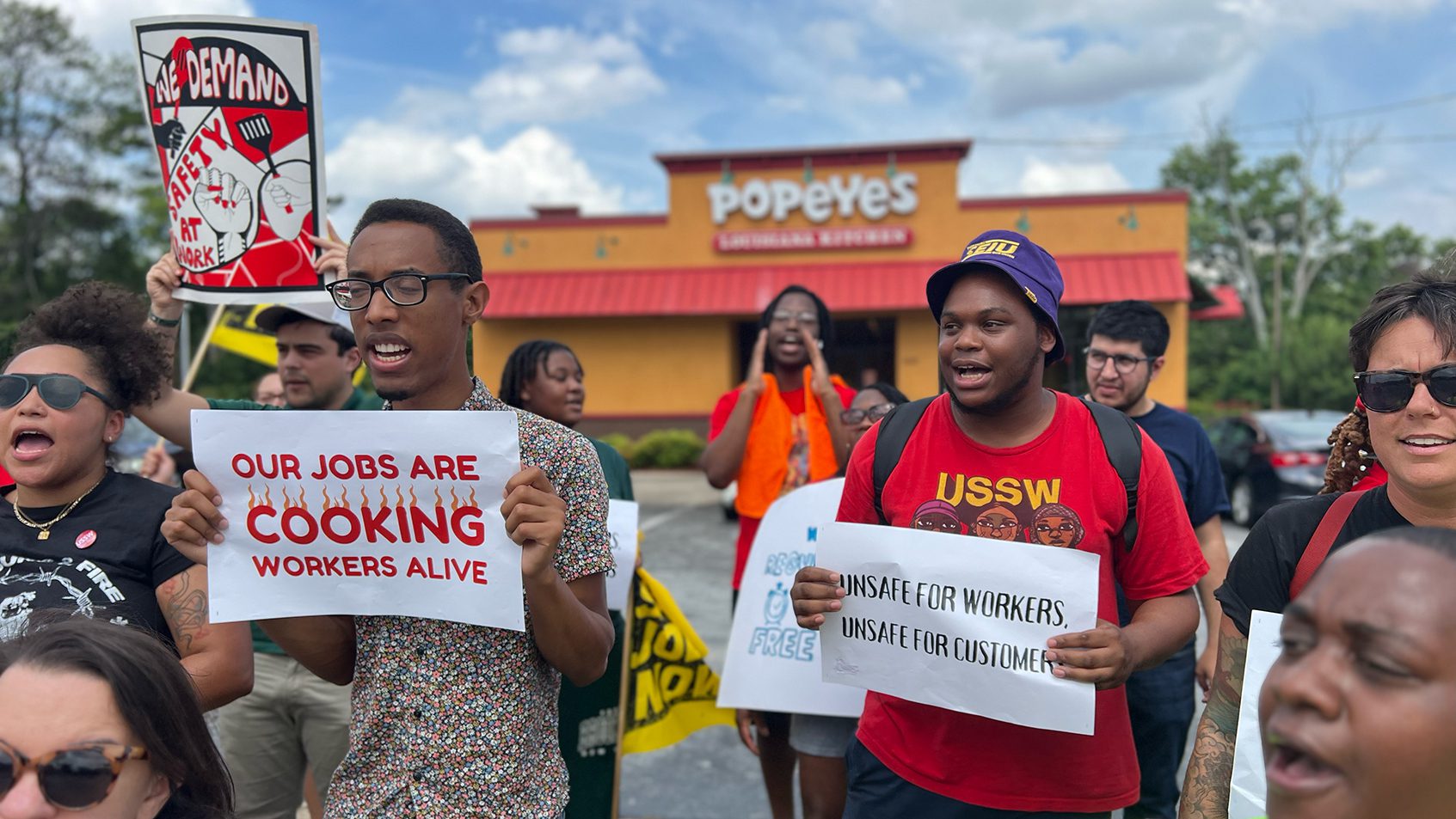 Workers in US South are organizing to demand relief from the extreme heat