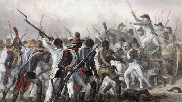 painting of the Battle of Vertières