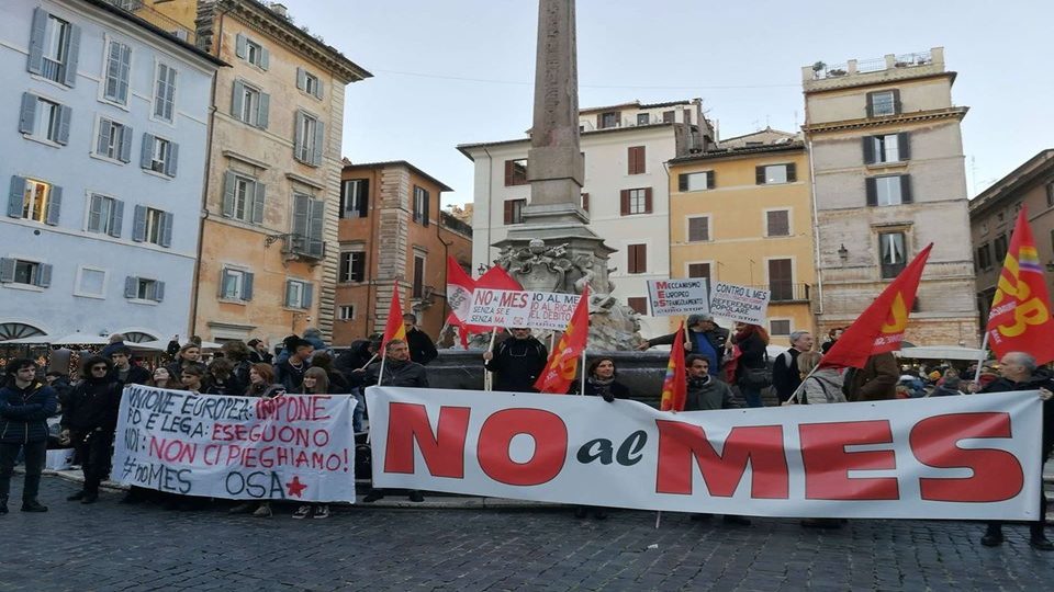 Workers' protest Italy