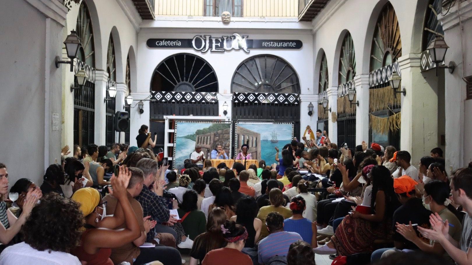 Youth brigade from US in Cuba