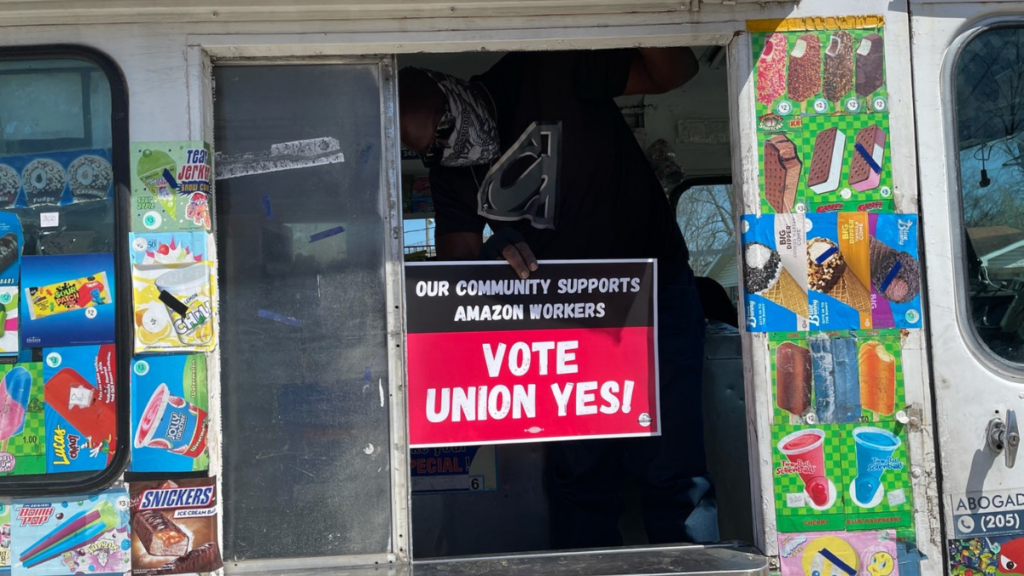 Counting underway for historic union vote at Alabama’s Amazon unit