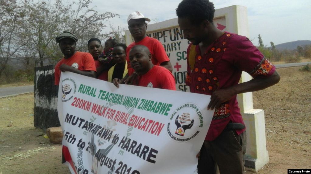 Zimbabwean teachers begin strike demanding restoration of salary value