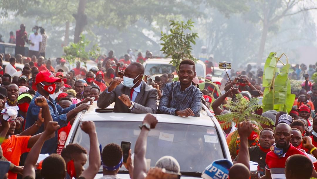Ugandan presidential candidate Bobi Wine’s security guard killed, 2 journalists hurt in attack on rally