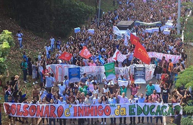 Brazilians go on strike on May 15 against budget cuts for education