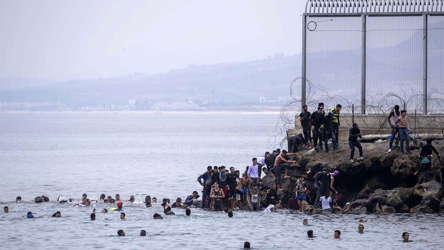 Moroccan migrants in Spain