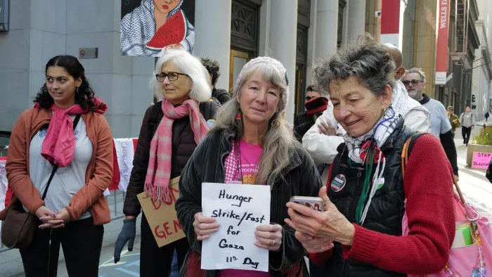 A peace activist’s hunger strike for Gaza