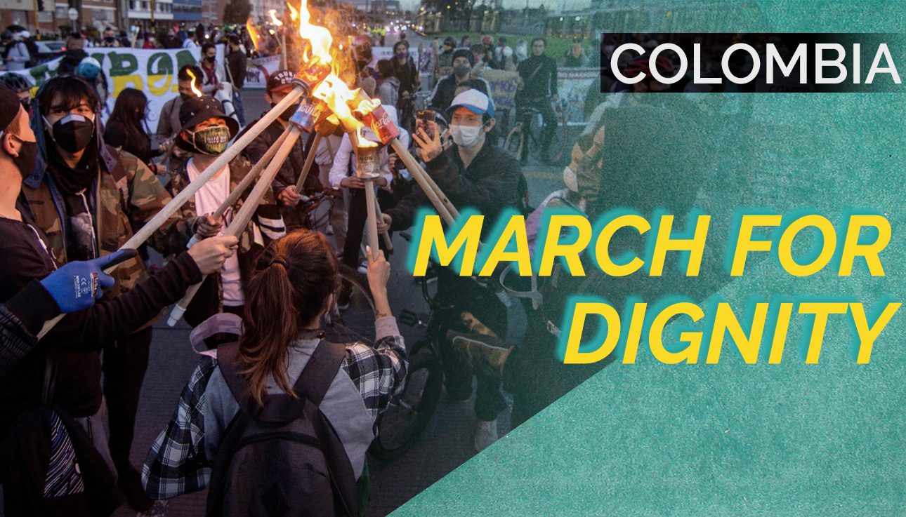 Colombians march for dignity against state violence