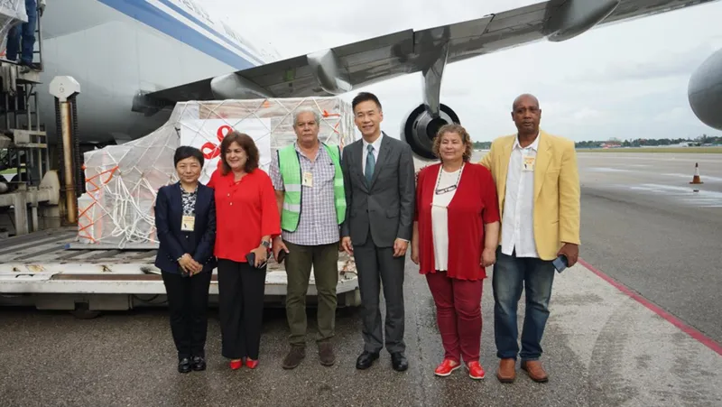 China donates 70 tons of equipment to Cuba to restore its electric system