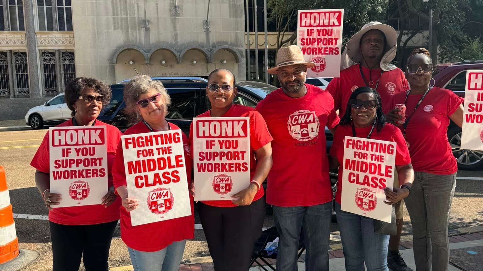 17,000 AT&T workers are on strike for a fair contract