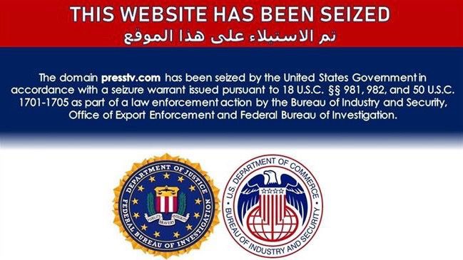 US seizes websites