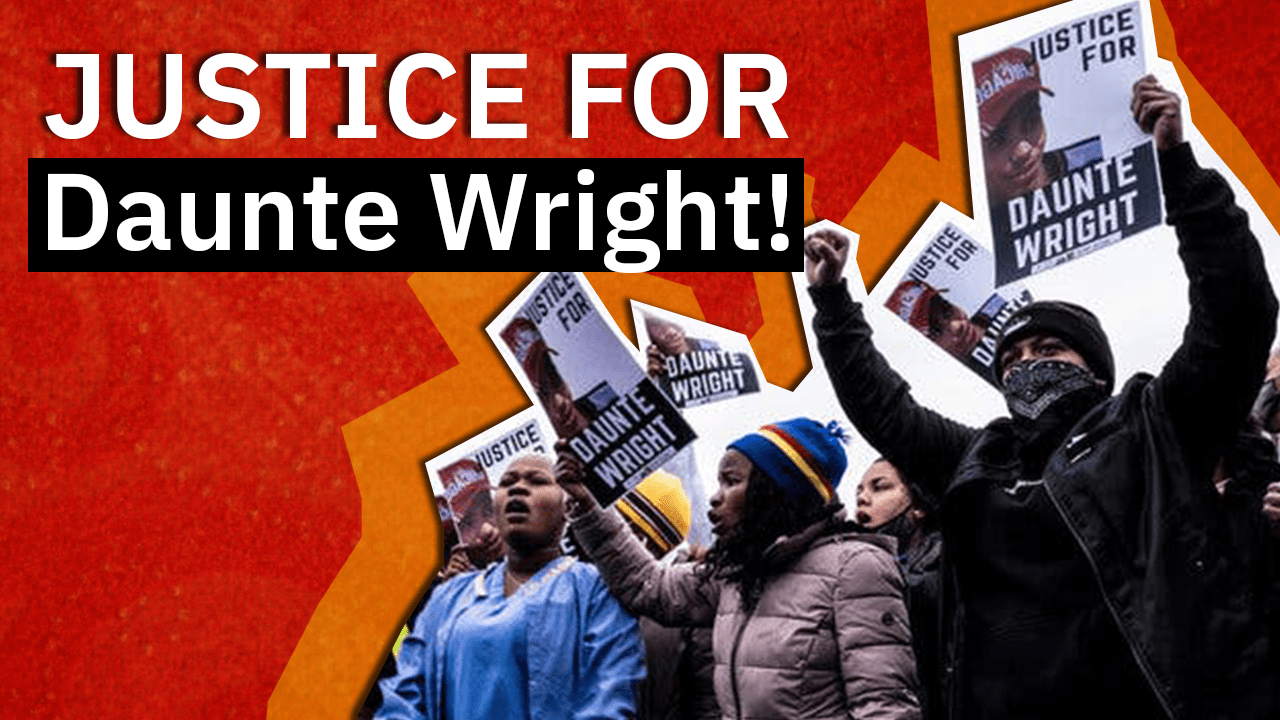 Protests against racist violence erupt again in US after police shoot Daunte Wright